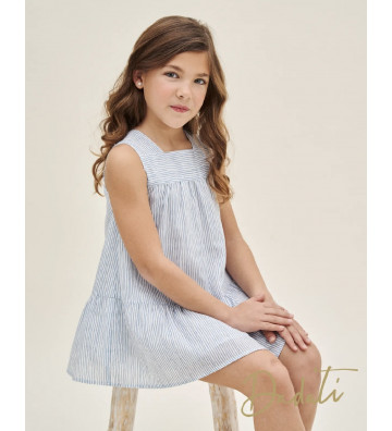 VESTIDO NIÑA RAYAS PINK AND...