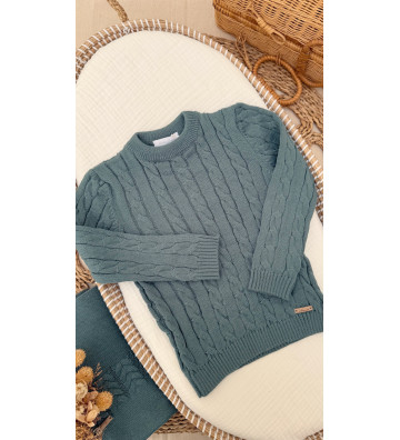 JERSEY DE LANA NIÑO VERDE...