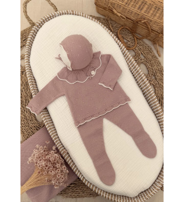 CONJUNTO DE POLAINA DE LANA...