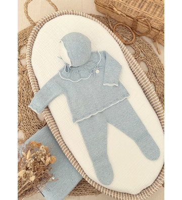 CONJUNTO DE POLAINA DE LANA...