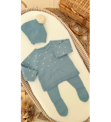 CONJUNTO DE POLAINA LANA...
