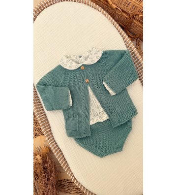 CONJUNTO DE BLUSA,REBECA Y...