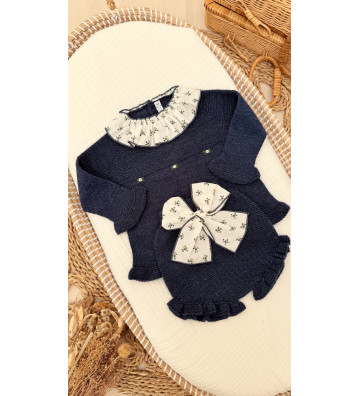 CONJUNTO DE JERSEY DE LANA...