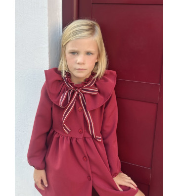 VESTIDO NIÑA  BURGUNDY (EVE...