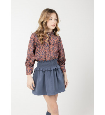 CONJUNTO DE BLUSA Y FALDA...