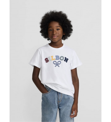 CAMISETA KIDS RAQUETA MEDIA...