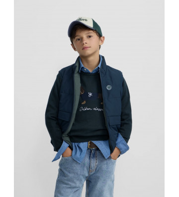 CHALECO KIDS REVERSIBLE...