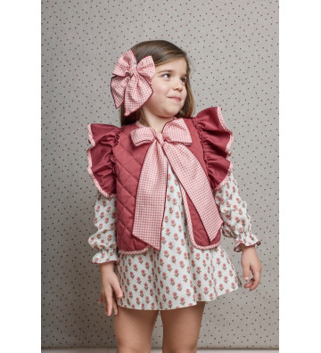 VESTIDO NIÑA CON CHALECO...