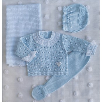 CONJUNTO DE HILO AZUR...