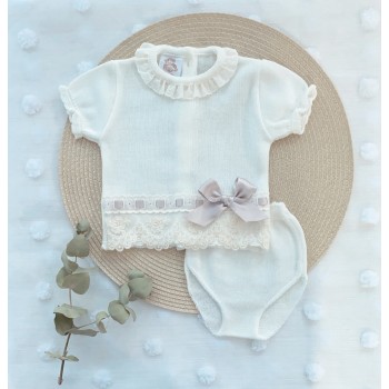 CONJUNTO BEBE UNISEX CRUDO