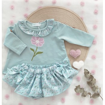 CONJUNTO BEBE NIÑA FLOR...