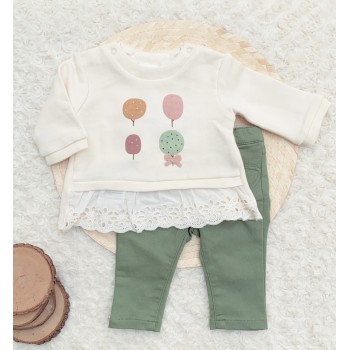 CONJUNTO BEBE NIÑA BOSQUE...