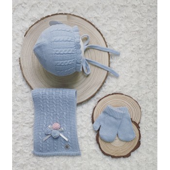 CONJUNTO DE GORRO,MANOPLAS...