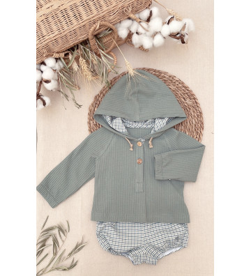 CONJUNTO BEBE NIÑO CAPUCHA...