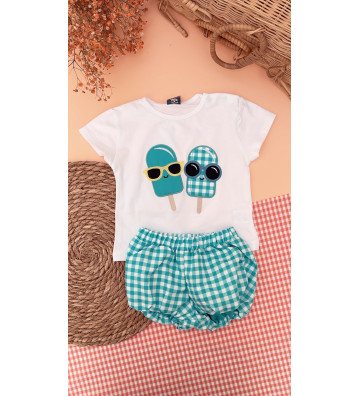 CONJUNTO DE CAMISETA Y...