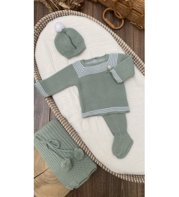 CONJUNTO DE POLAINA DE LANA...