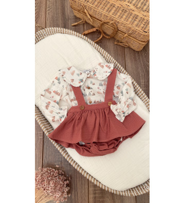 CONJUNTO DE PICHI Y BLUSA...